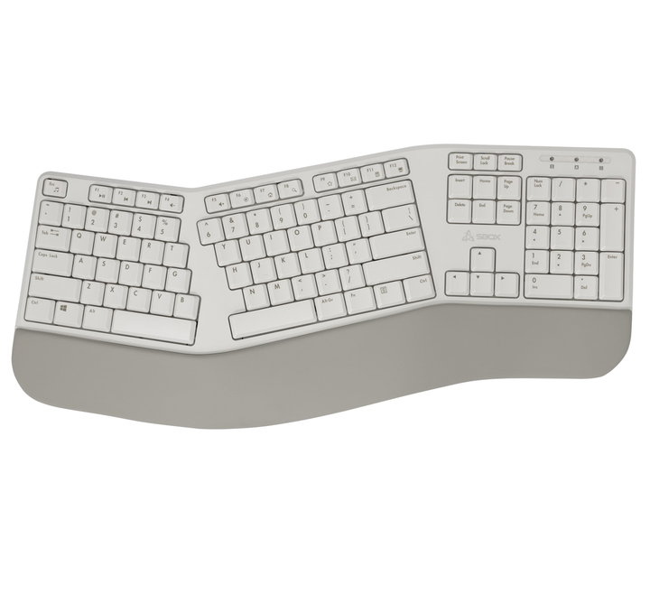 Tastiera Ergonomica Wireless 105 Tasti, 2,4 GHz - Sbox ICSB-WK905US