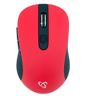 Mouse Ottico Wireless 1600 Dpi Rosso WM-911 - Sbox ICSB-WM911R