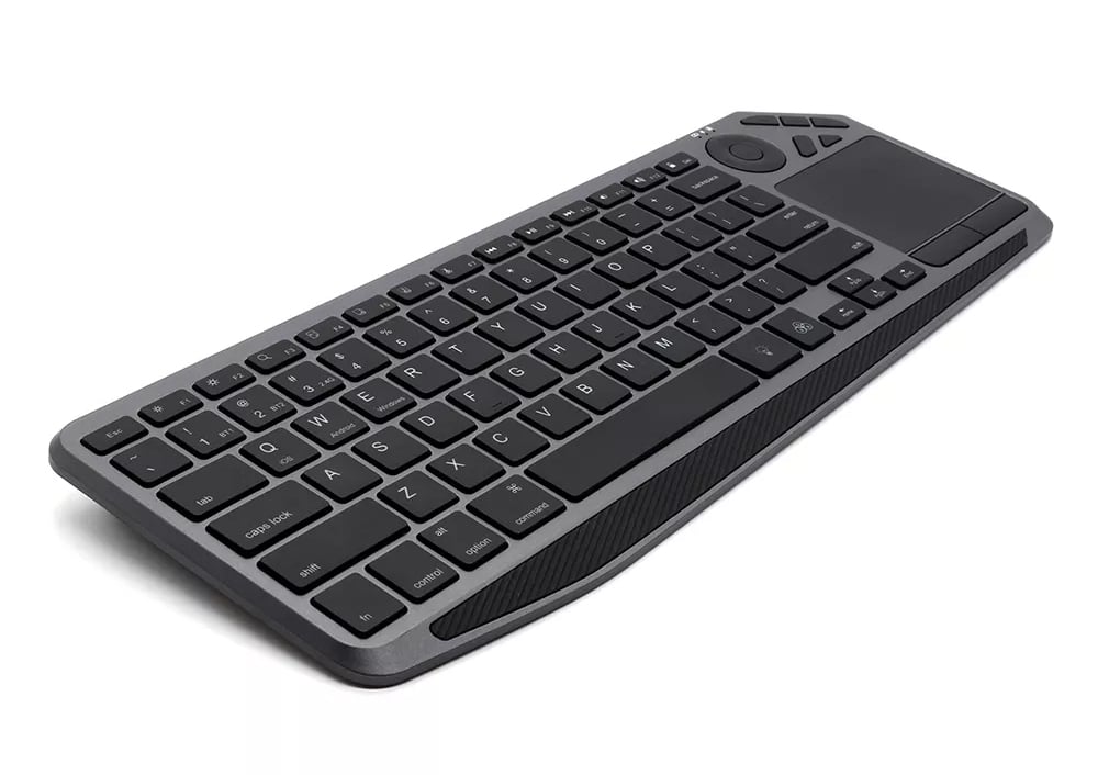 Tastiera Wireless Dual Mode Bluetooth & 2.4G per Smart TV Retroilluminata con Touchpad - Techly ICTB9801TB