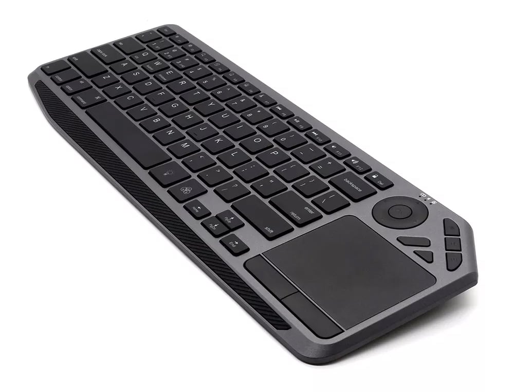Tastiera Wireless Dual Mode Bluetooth & 2.4G per Smart TV Retroilluminata con Touchpad - Techly ICTB9801TB
