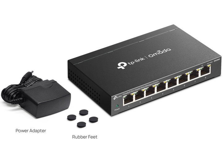 Switch 8 Gigabit ports Easy Managed, ES 208 G - Omada ICTP-ES 208 G