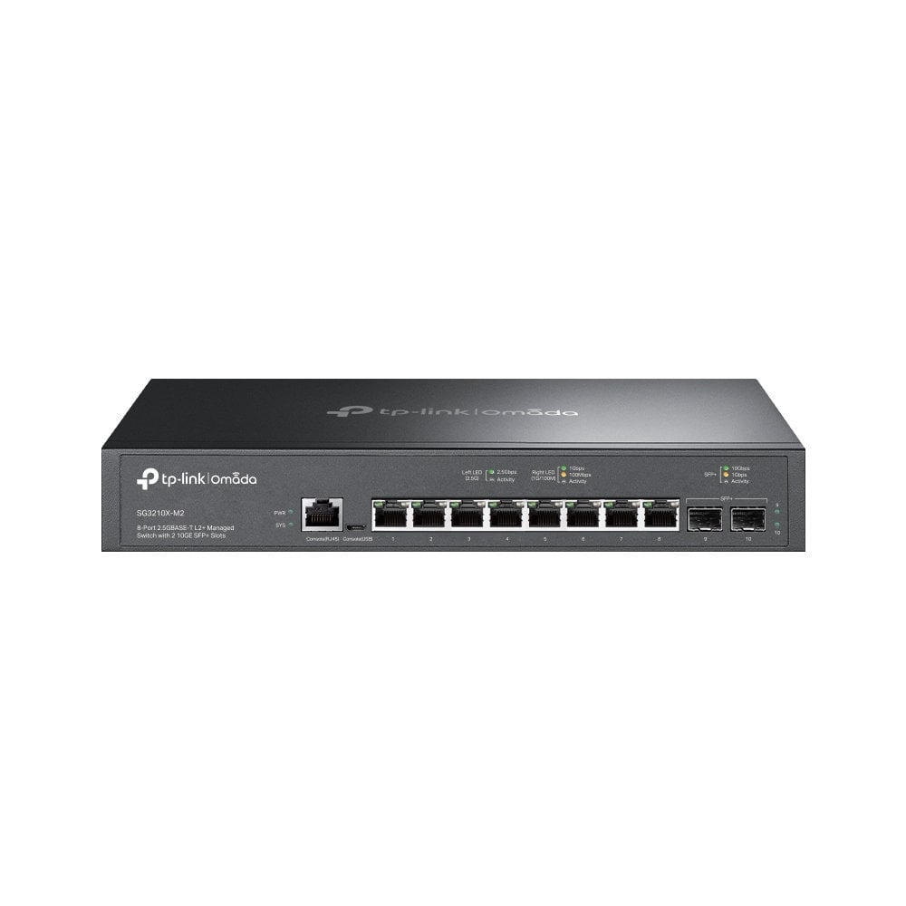 Switch Managed L 2 + with 8 Doors 2.5 G and 2 Slot 10 GE SFP+ - Omada ICTP-SG 3210 X-M 2