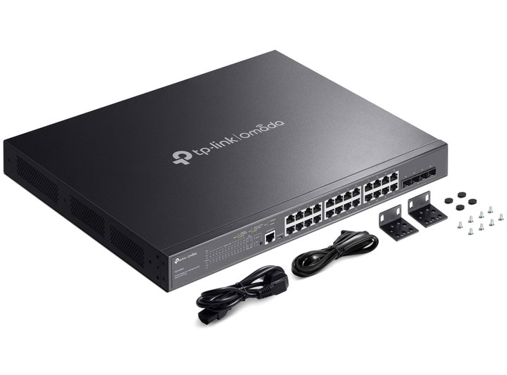 Switch Managed L2+ con 24 Porte Gigabit PoE+ e 4 Slot SFP - Omada ICTP-SG3428MP