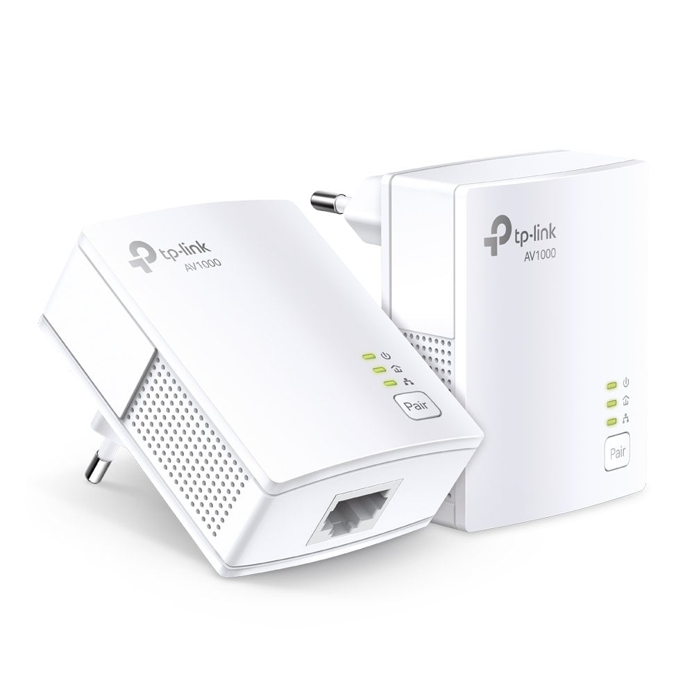 Powerline AV 2 1000 Mbps adapter kit with Gigabit port - TP-Link ICTP-TL-PA 7017 K
