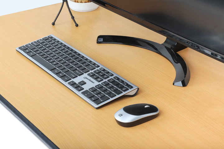 Kit Tastiera e Mouse Wireless 1200 Dpi - Manhattan ICTWC004-US