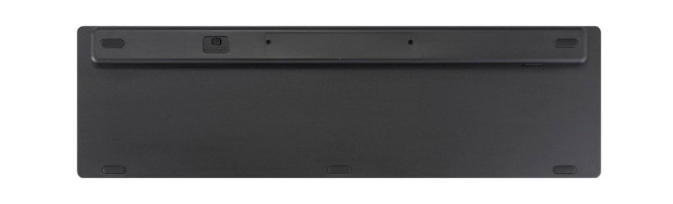 Tastiera Ultrasottile Wireless 2.4G + 2 BT Ricaricabile con Retroilluminazione, Nero - Techly ICTWC007