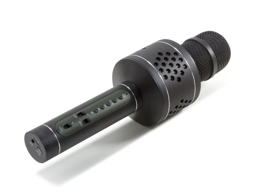 Microfono Karaoke Bluetooth con TWS per Cantare in Duetto Nero, BT-X35 - Musicman ICTX-BTX35B