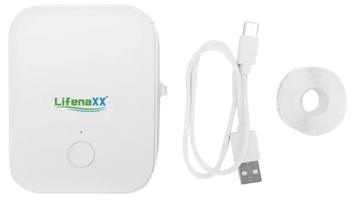 Mini Etichettatrice Stampante Termica Wireless Portatile Ricarica USB-C - Technaxx ICTX-LX048