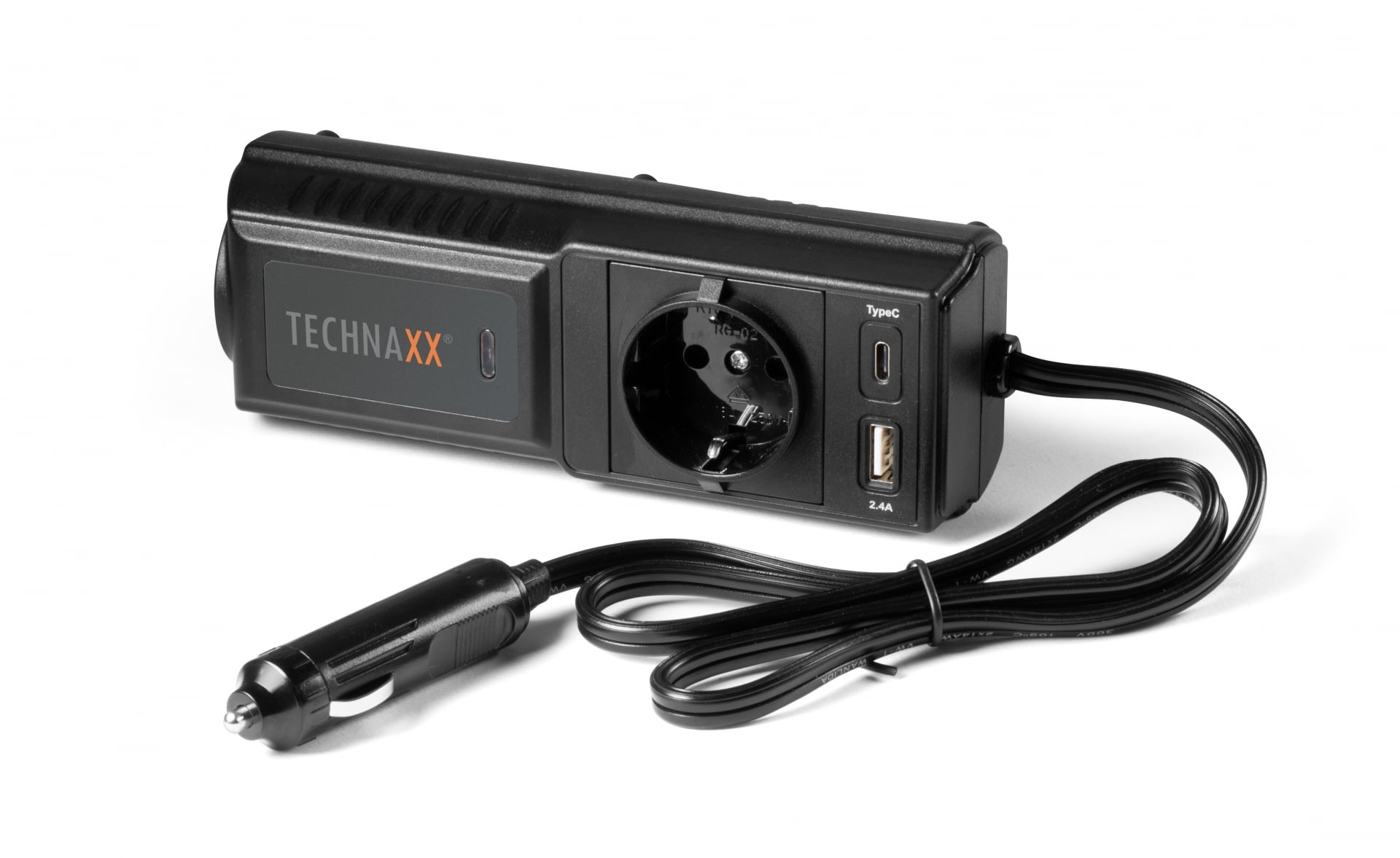 Power Transformer for 12 V/ 230 V cars with USB-A and USB-C - Technaxx ICTX-TE 21