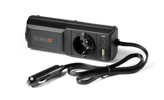 Trasformatore di corrente per auto 12V/230V con USB-A e USB-C - Technaxx ICTX-TE21