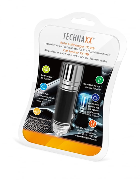 Ionizzatore Purificatore d'Aria da Auto 12V TX-119 - Technaxx ICTX-TX119