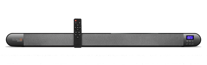 Soundbar with DAB+ Radio and FM Bluetooth V 5.0 Optics and LED Light 7 Colours - Technaxx ICTX-TX 139