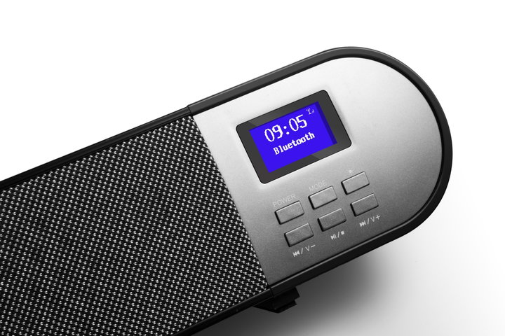 Soundbar with DAB+ Radio and FM Bluetooth V 5.0 Optics and LED Light 7 Colours - Technaxx ICTX-TX 139