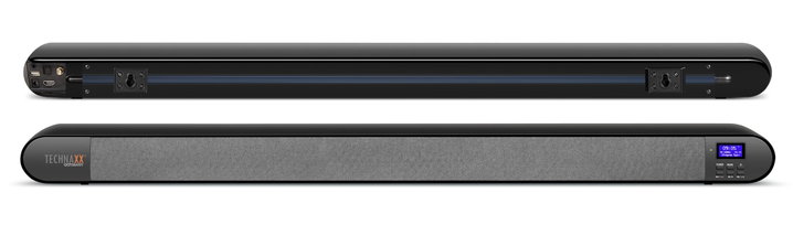 Soundbar with DAB+ Radio and FM Bluetooth V 5.0 Optics and LED Light 7 Colours - Technaxx ICTX-TX 139
