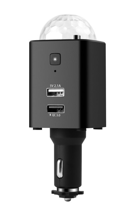 Caricatore da Auto USB-C con Luce Disco TX-159 - Technaxx ICTX-TX159