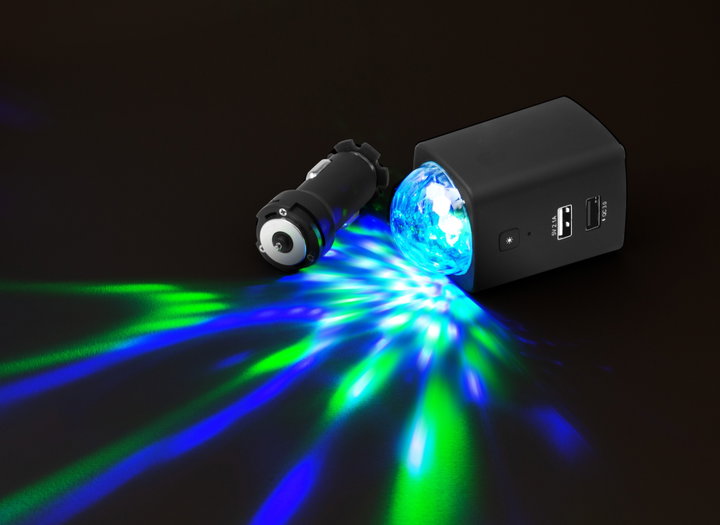 Caricatore da Auto USB-C con Luce Disco TX-159 - Technaxx ICTX-TX159