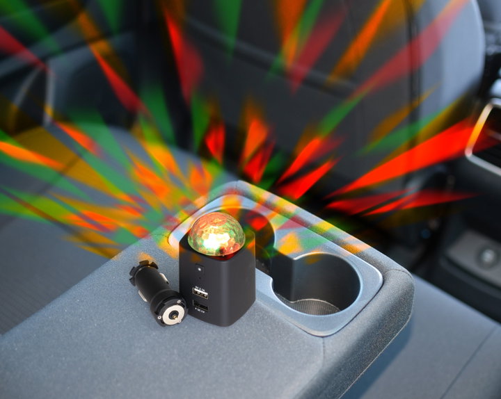 Caricatore da Auto USB-C con Luce Disco TX-159 - Technaxx ICTX-TX159