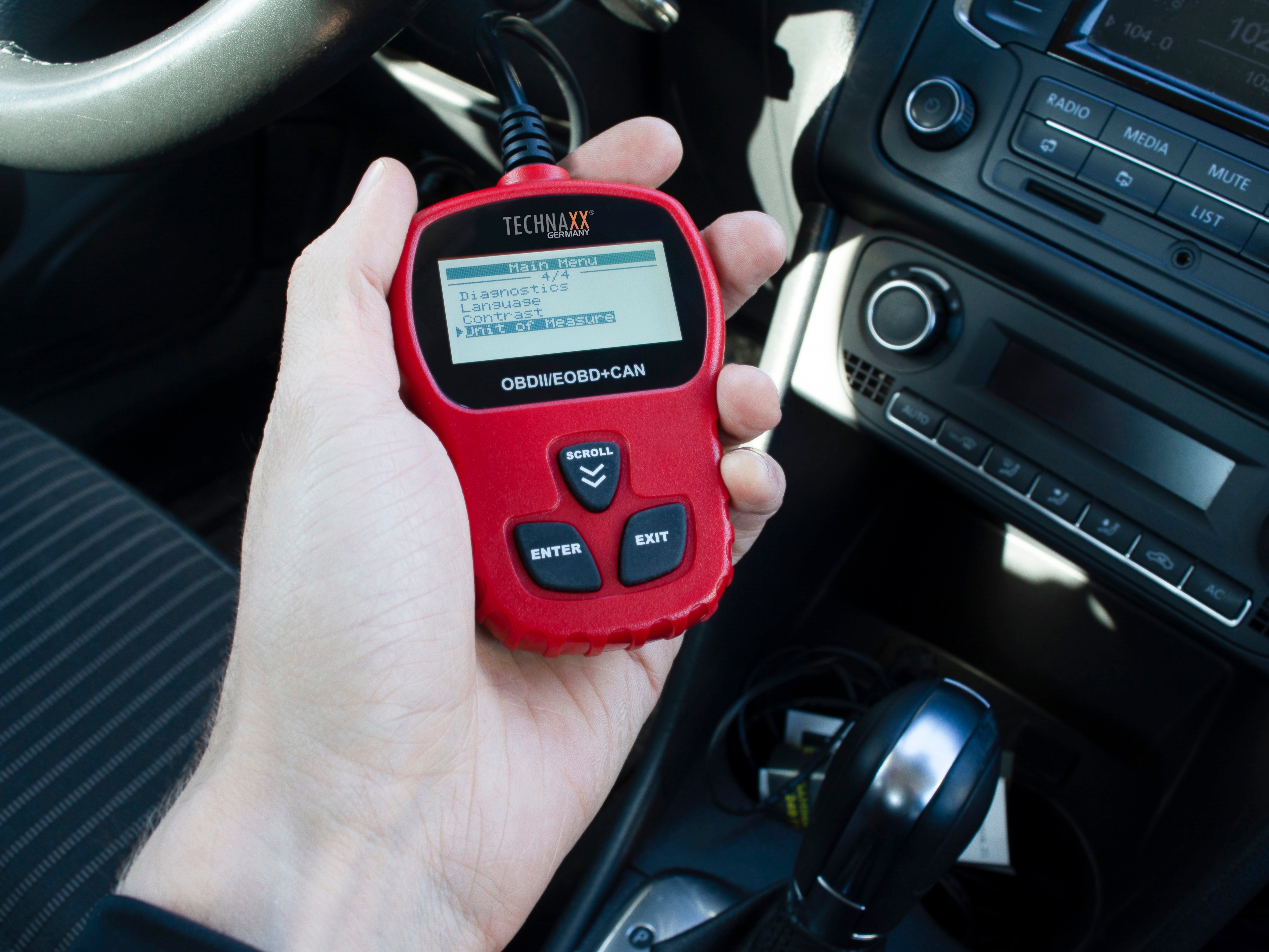 Scanner Universale Lettore di Codici OBD II Strumento di Diagnostica Auto dal 1996 - Technaxx ICTX-TX184