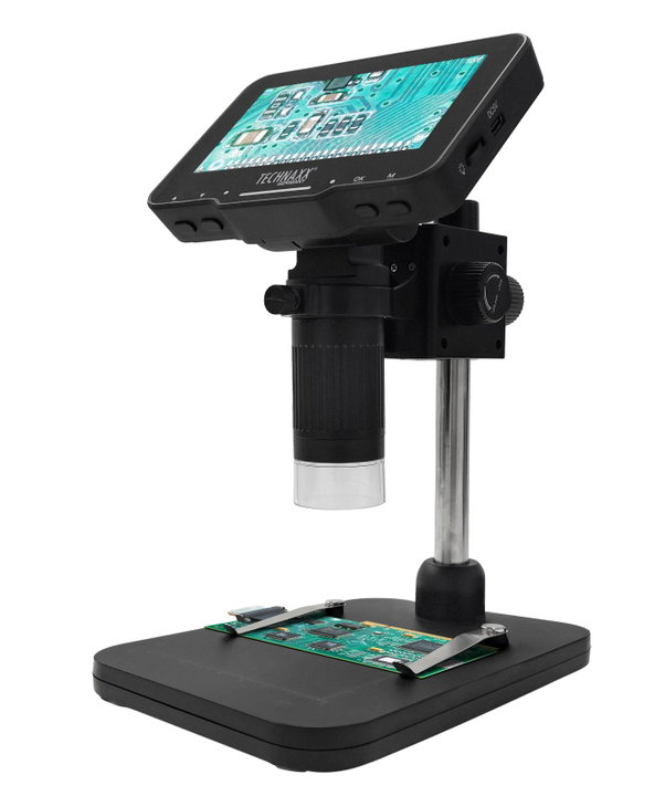 Microscopio Digitale con Display 4,3" 720p 8 LED 50x - Technaxx ICTX-TX277