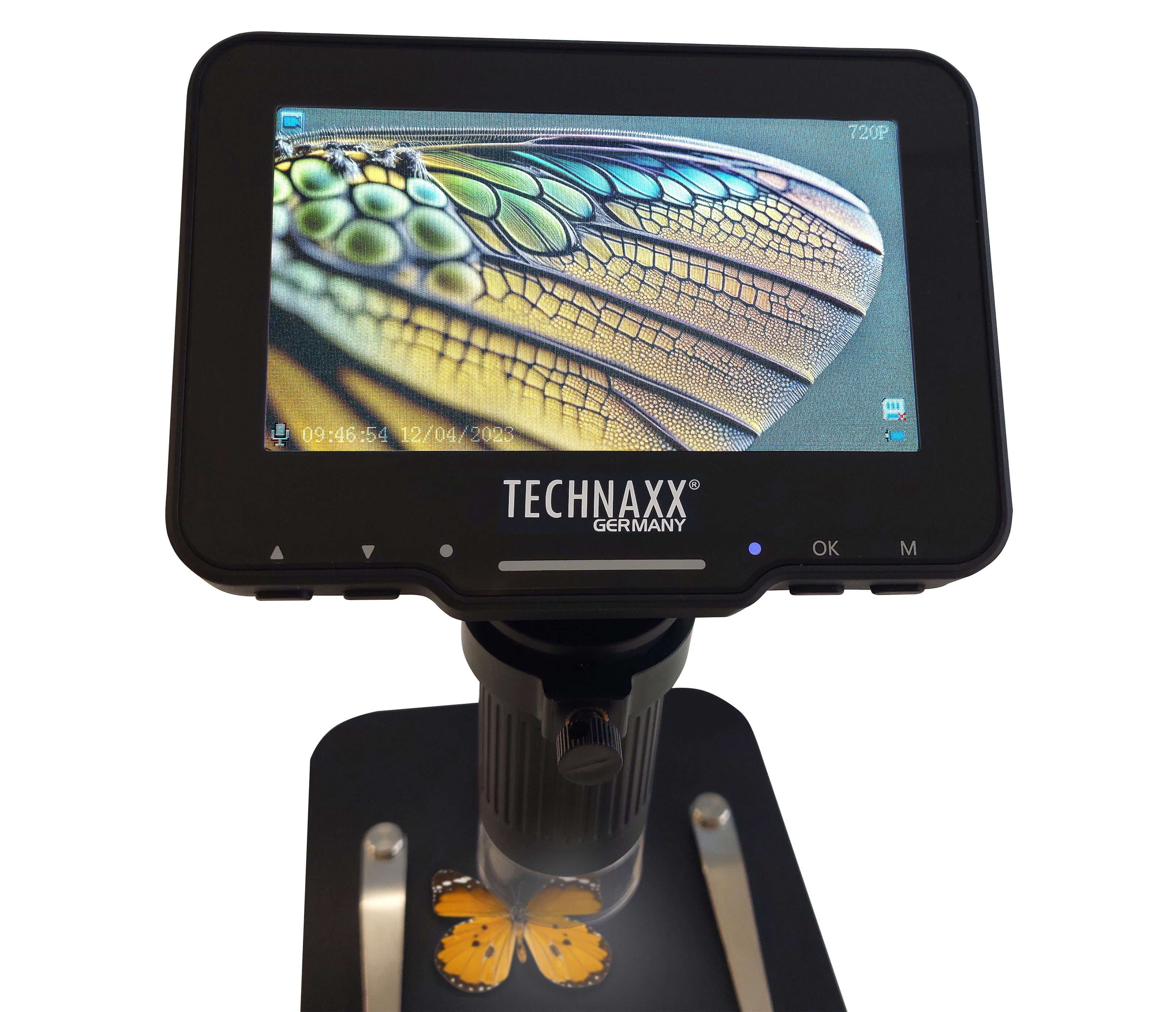 Digital Microscope with Display 4,3 " 720 p 8 LED 50 x - Technaxx ICTX-TX 277