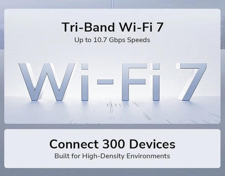 Punto di Accesso Wireless Multi-Gigabit Tri-band WiFi 7 BE11000 Mesh a Muro/Soffitto, AP11000 - Cudy ICU-AP11000