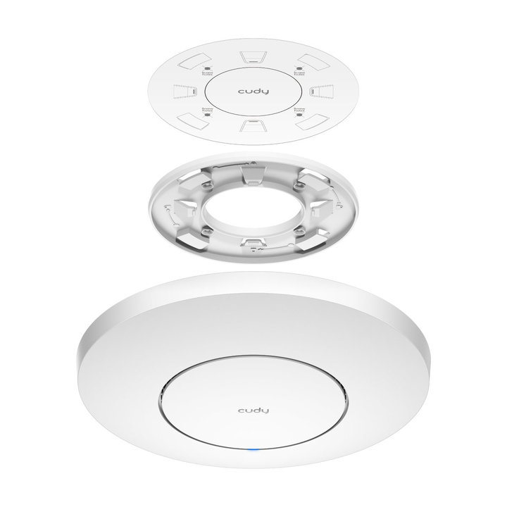 Punto di Accesso Wireless Multi-Gigabit Tri-band WiFi 7 BE11000 Mesh a Muro/Soffitto, AP11000 - Cudy ICU-AP11000