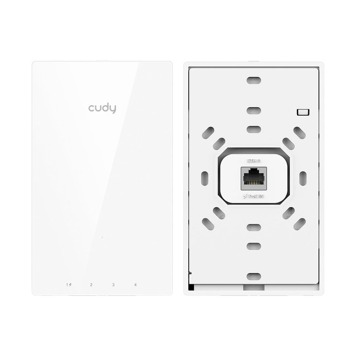 Punto di Accesso Wireless WiFi 6 Gigabit Dual Band AX3000 Poe con Supporto Mesh, a Muro, AP3000W - Cudy ICU-AP3000W