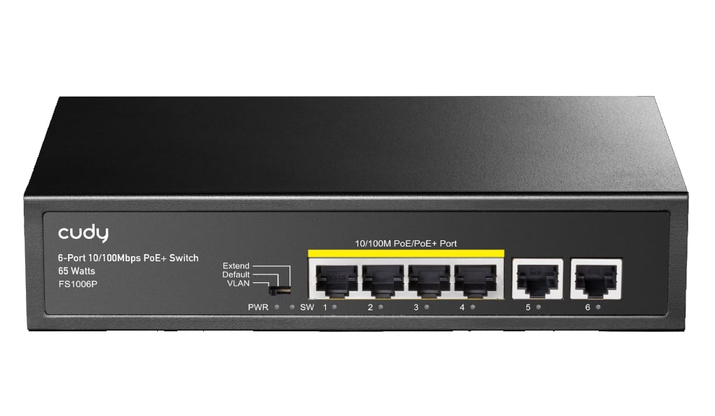 Switch PoE+ 6 Porte 10/100m 60W, FS1006P - Cudy ICU-FS1006P