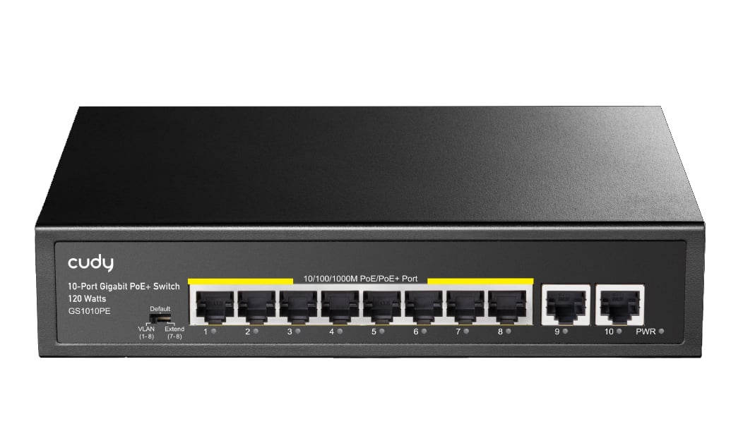 Switch Gigabit PoE+ 10 Porte, GS1010PE - Cudy ICU-GS1010PE