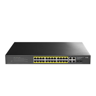 Switch Easy Managed Gigabit 24 Porte PoE+ 2 Uplink GbE 2 SFP/RJ45 Combo - Cudy ICU-GS1028EPS2