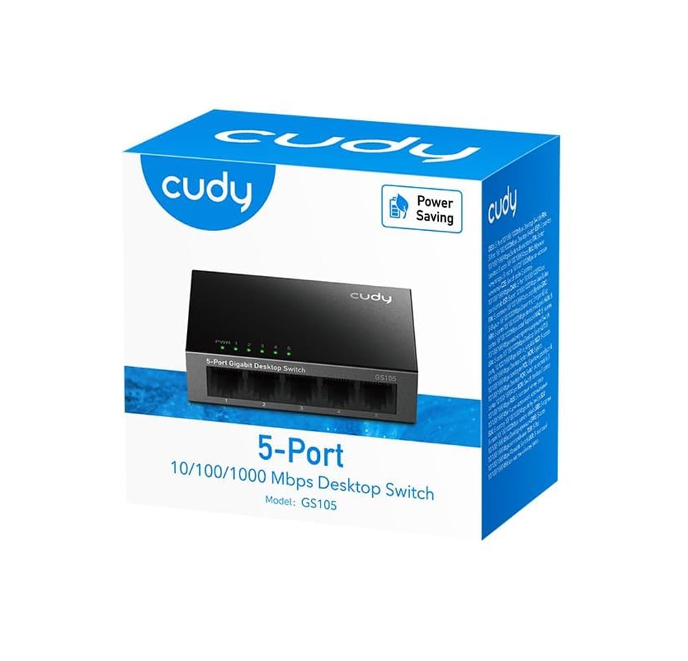 Switch Desktop Gigabit a 5 Porte, GS105 - Cudy ICU-GS105