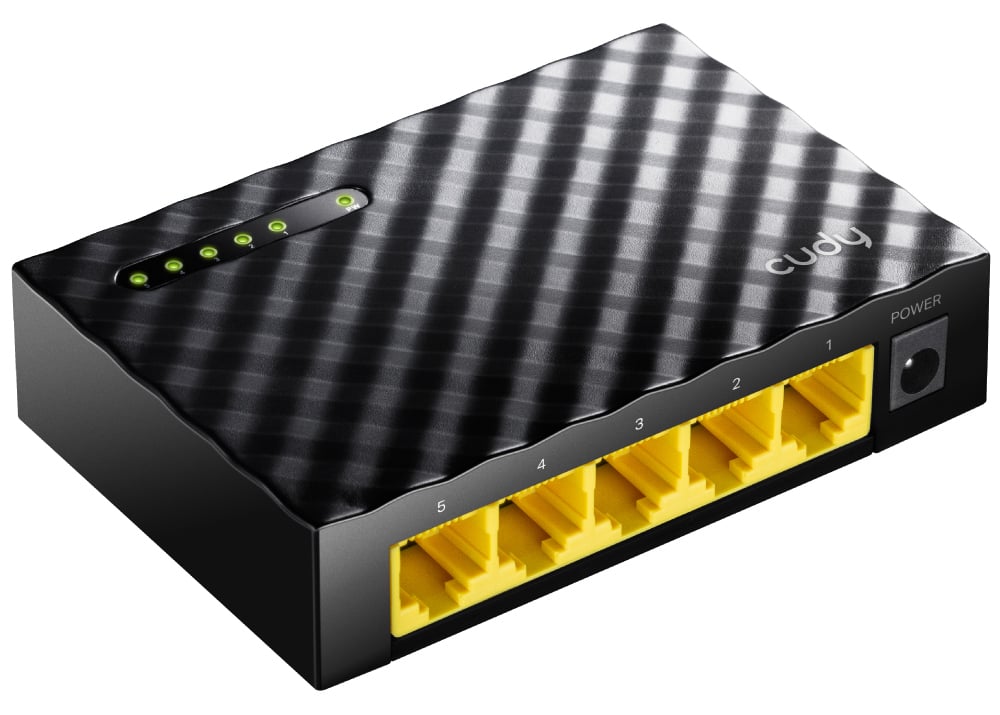 Switch Desktop Gigabit a 5 Porte, GS105D - Cudy ICU-GS105D