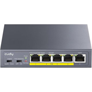 Switch Gigabit PoE+ 5 Porte 4 PoE 36W - Cudy ICU-GS105P