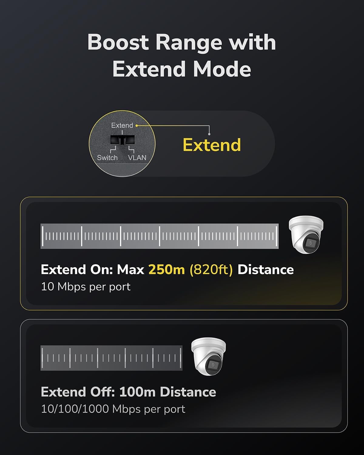Switch Gigabit PoE+ a 5 porte, GS105P - Cudy ICU-GS105P
