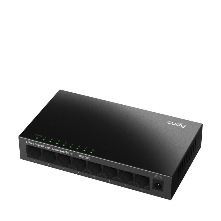 Switch 8 Gigabit Web Managed, GS 108 E - Cudy ICU-GS 108 E