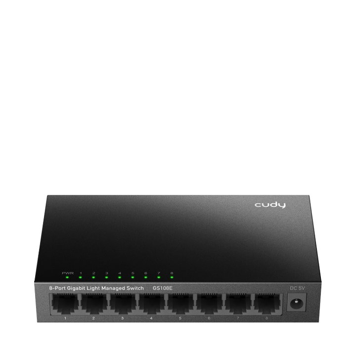 Switch 8 Gigabit Web Managed, GS 108 E - Cudy ICU-GS 108 E