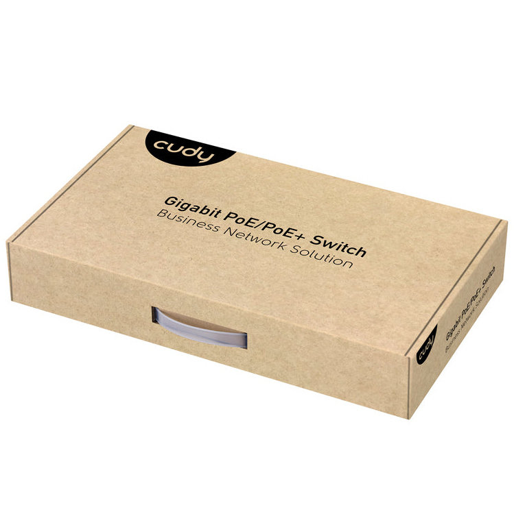 Switch 24 Porte Web-Managed PoE Gigabit L3 con 4 Porte SFP, GS5024PS4 Nero - Cudy ICU-GS5024PS4