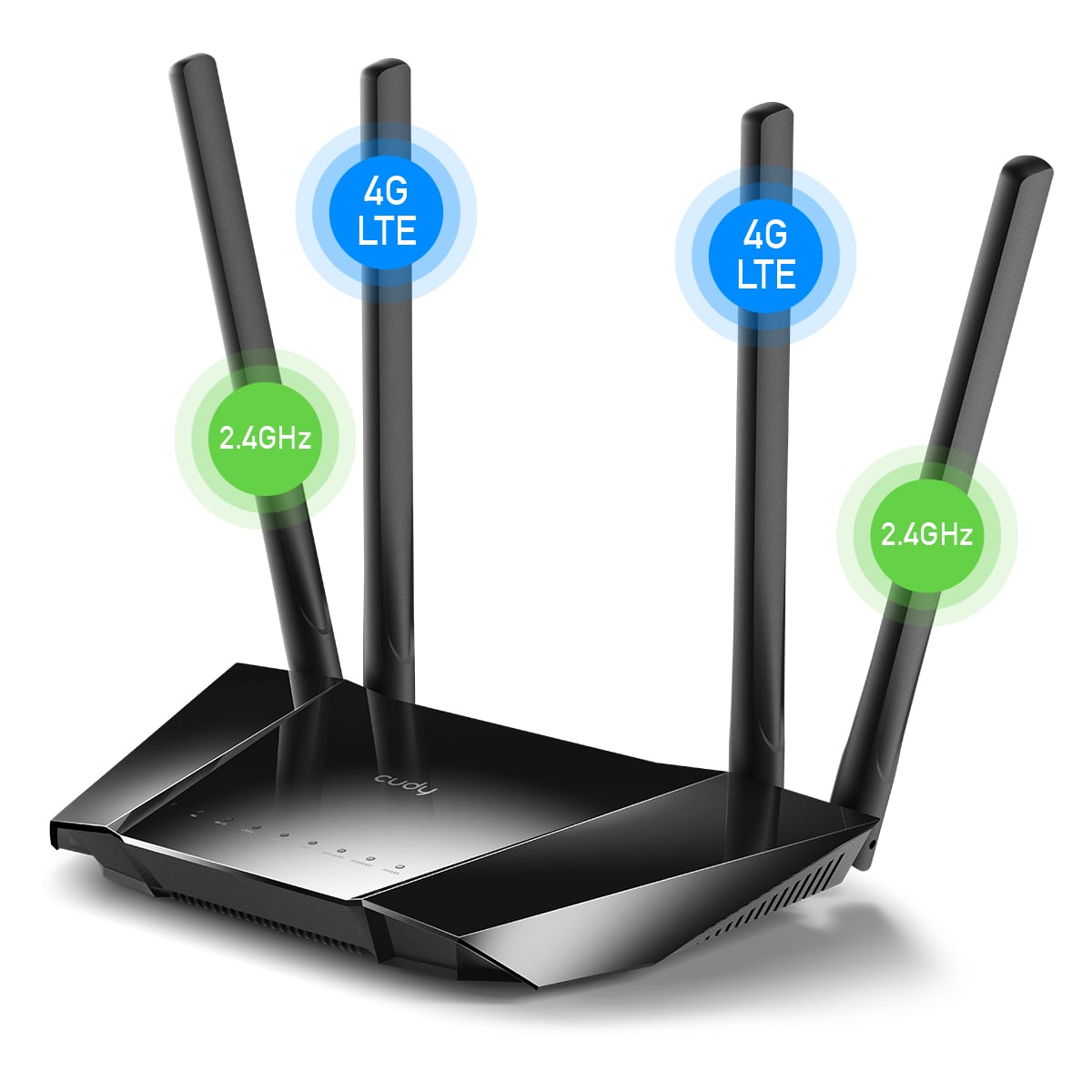 Router WiFi 4G LTE con Sim 300Mbps Porta LAN/WAN, LT400 - Cudy ICU-LT400