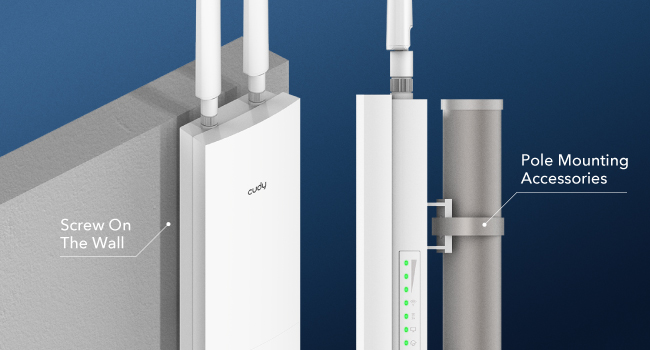 Router Wi-Fi 4G Cat4 AC1200 da Esterno, LT500 Outdoor - Cudy ICU-LT500OUT