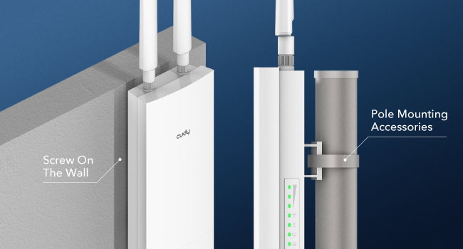 Wi-Fi Router 4 G Cat 4 AC 1200 from Exterior, LT 500 Outdoor - Cudy ICU-LT 500 OUT