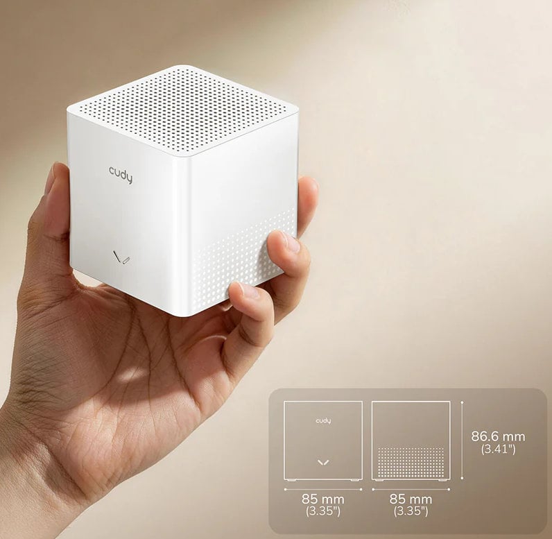 Wi-Fi Mesh AC 1200 Dual Band system for the whole house, M 1200 1 pcs - Cudy ICU-M 1200 - 1