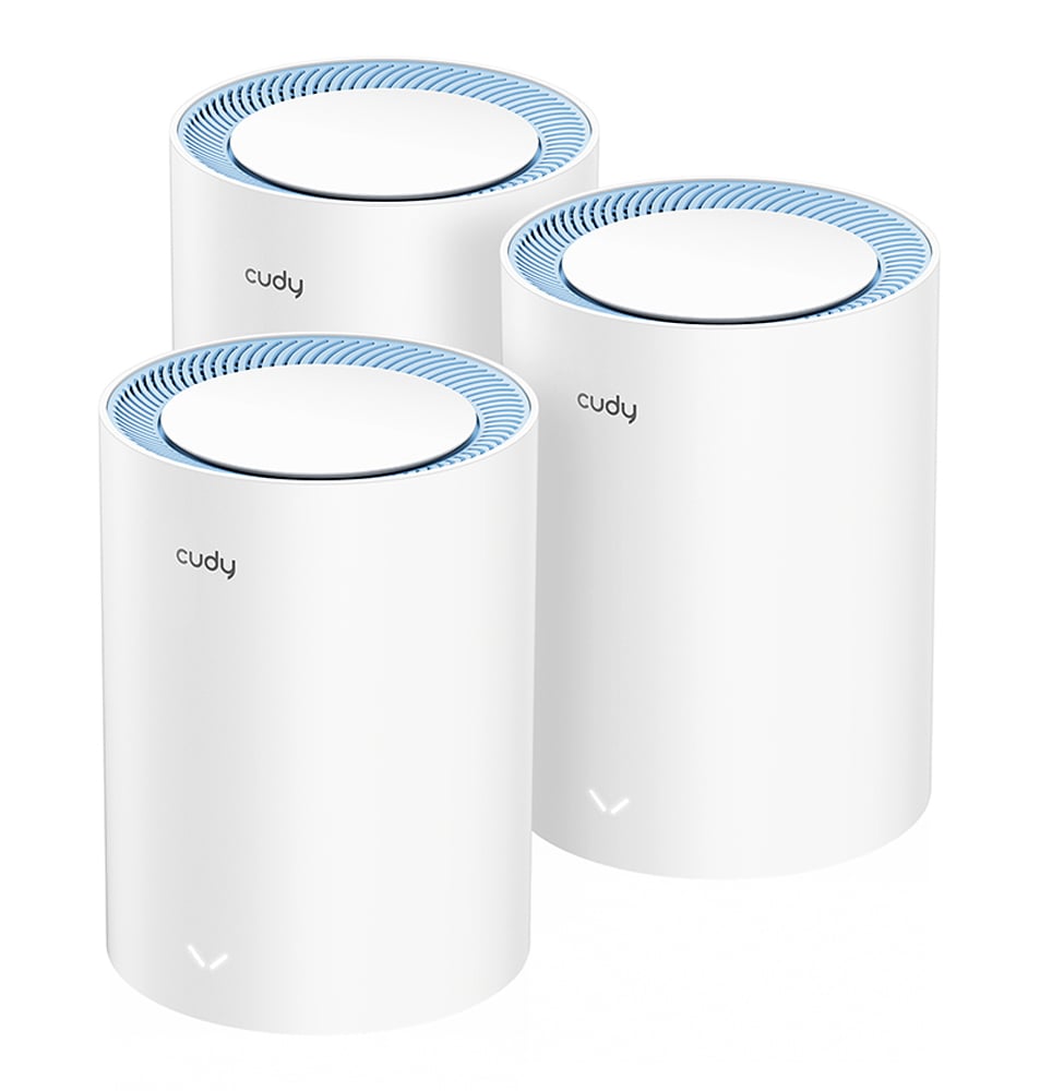 Wi-Fi Mesh AC 1200 Dual Band system for the whole house, M 1200 3 pcs - Cudy ICU-M 12003