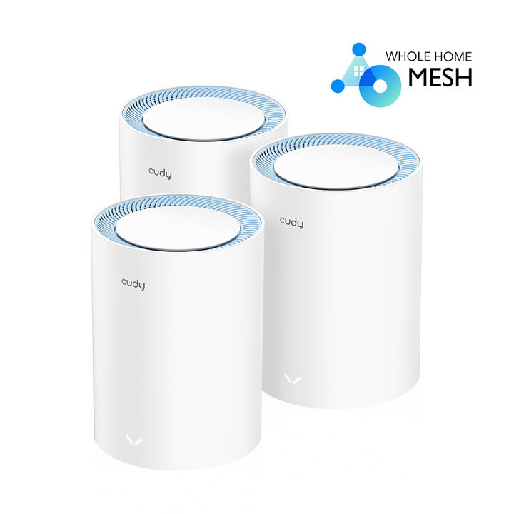 Sistema Wi-Fi Mesh AC1200 Dual Band per Tutta la Casa, M1200 3pz - Cudy ICU-M12003