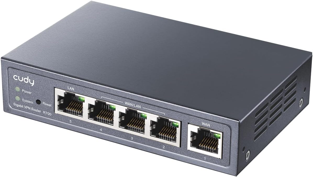 Router VPN Multi-WAN Gigabit Fino a 4 porte WAN Gigabit, R700 - Cudy ICU-R700