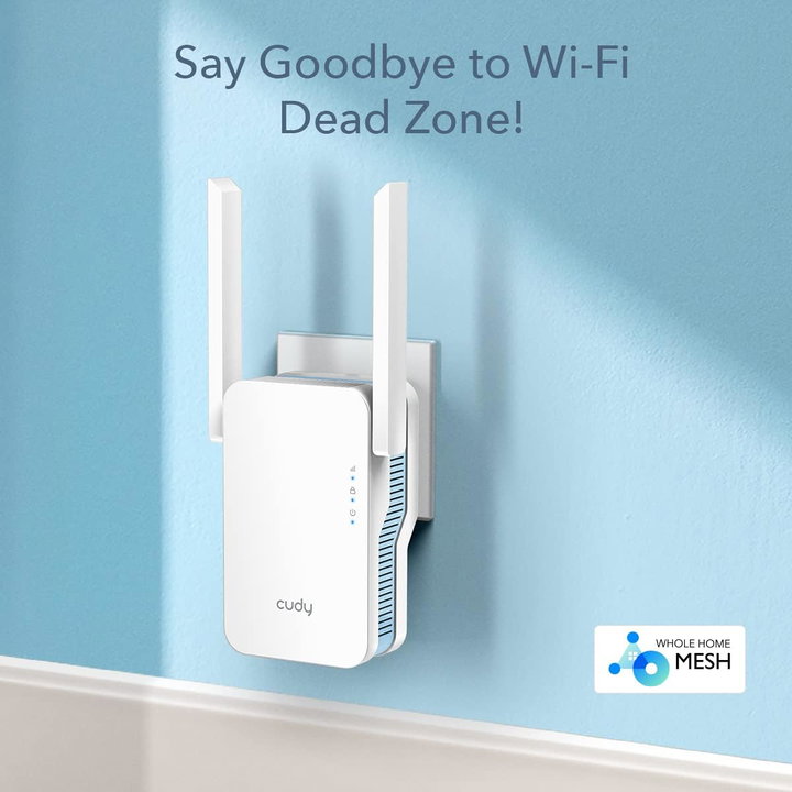 Extender WiFi Dual Band Booster Wireless AC1200 - Cudy ICU-RE1200