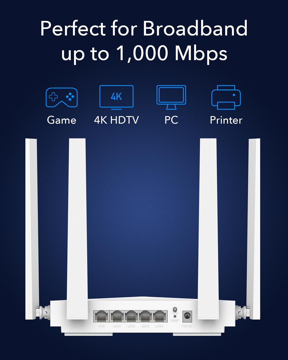 Mesh Router Wi-Fi 6 AX3000 Super Veloce Dual Band Gigabit, WR3000E - Cudy ICU-WR3000E