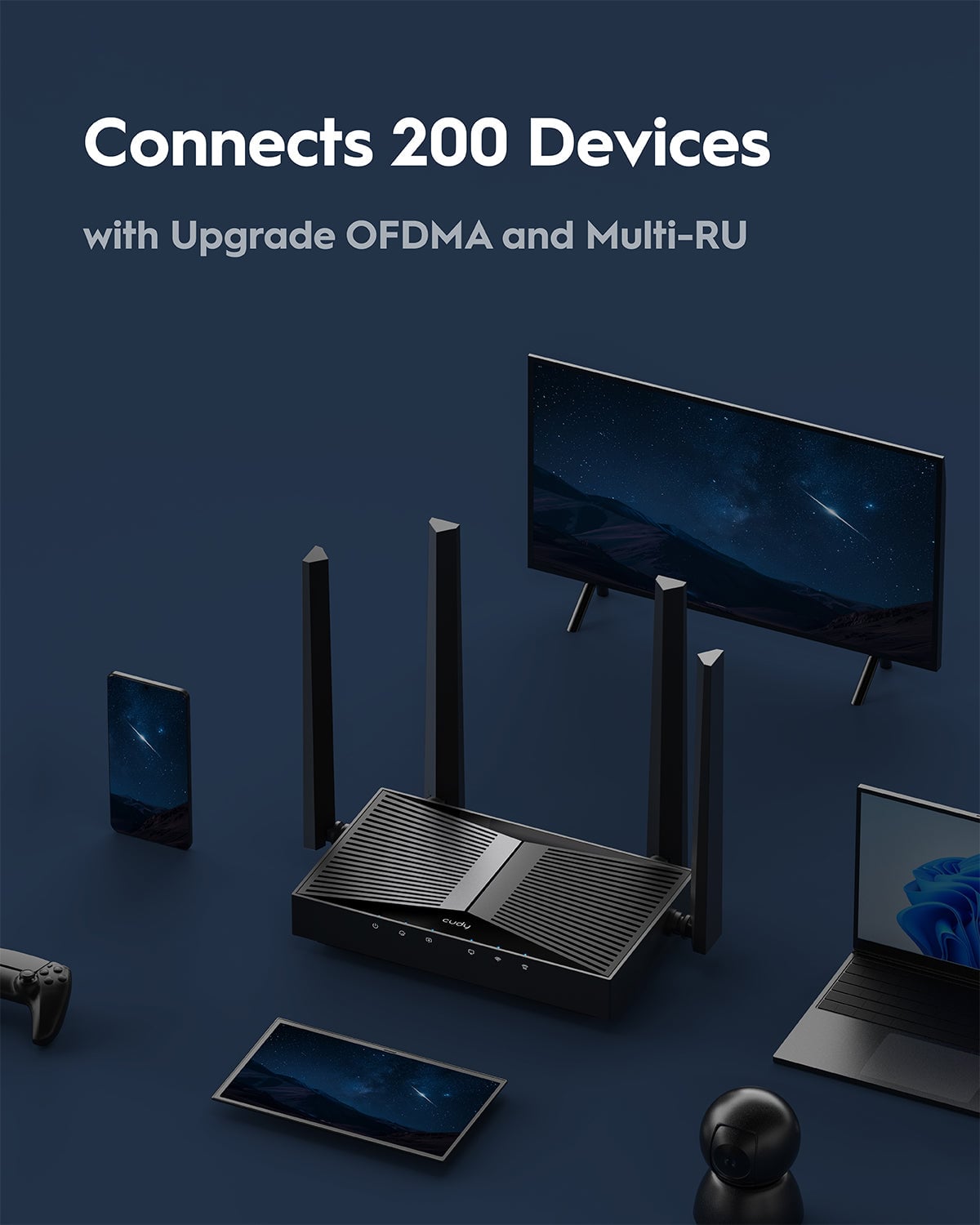 Router Gigabit Wi-Fi 7, WR3600 - Cudy ICU-WR3600