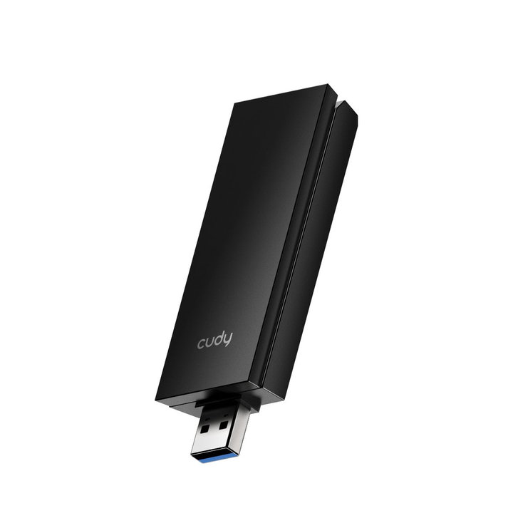 Adattatore USB 3.0 Wi-Fi 6E Triband AX5400 Nero - Cudy ICU-WU5400