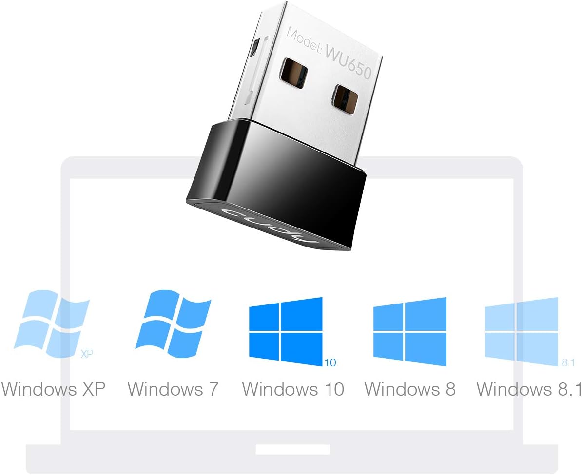 Nano Adattatore USB WiFi Dual Band 650Mbps per PC con Modalità SoftAP, WU650 - Cudy ICU-WU650
