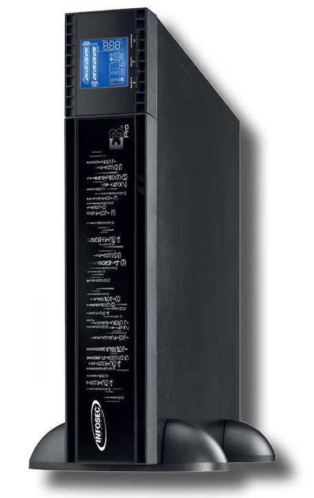 UPS AND 3 Pro 2000 VA 1800 W 4 Prese IEC 2 U Rack Black - Infosec ICUE 3 PRO 2000